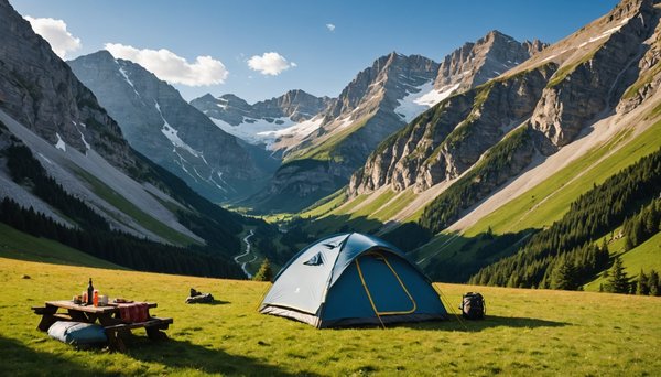 Escapade plein air : le camping dans les alpes