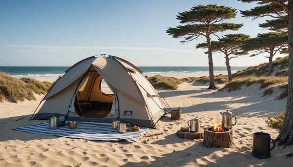 Camper sous la tente a montalivet : experience authentique au bord de l'ocean