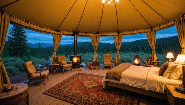 Camping de luxe : l'essor des hébergements haut de gamme